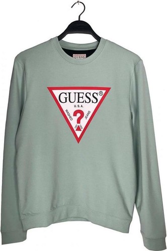 Guess Original Sudadera Logo Orgánico Menta | eBay