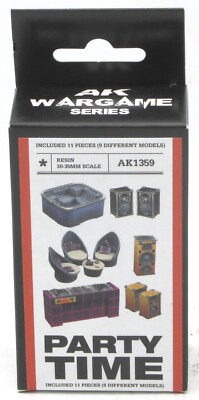 AK Interactive AK1359 Party Time (Scenography) Wargame Terrain Club Room Lounge