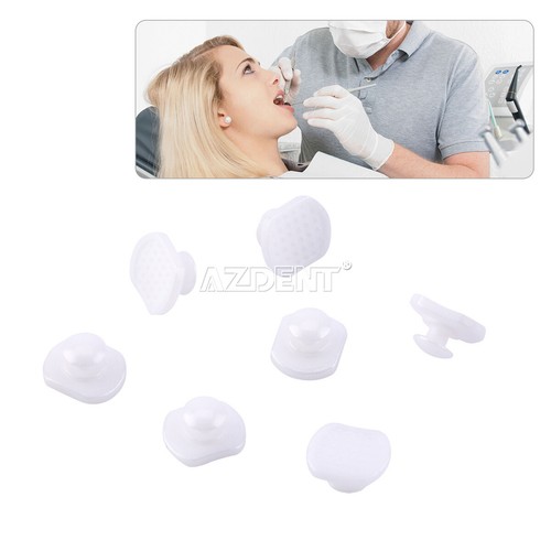 Dental Orthodontic composite Ceramic Lingual Buttons for Bondable Rectangle Base - Picture 6 of 9