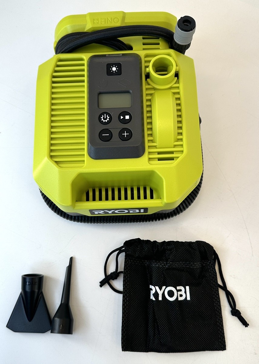 Dual Function Inflator Deflator Ryobi Battery Air Pump Ryobi One+