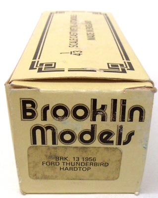 RARE TOIT RIGIDE Brooklin BRK 13,1956 Ford Thunderbird à l'échelle 1:43