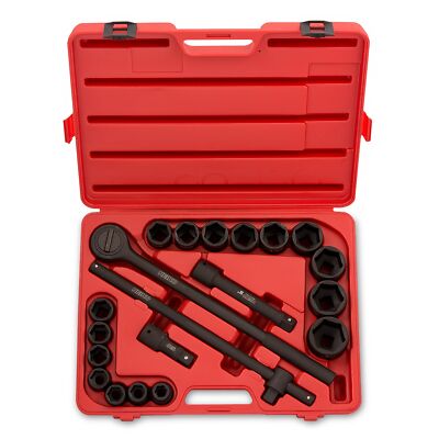 NEIKO 02379A 3/4 Drive Jumbo Impact Socket Set | 21 Piece | Shallow ...