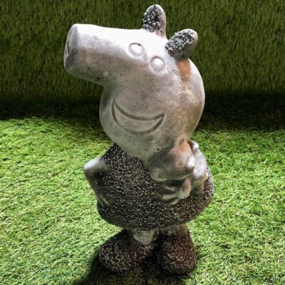 Beton Cartoon Schwein Ornament Garten Statue Frostgeschützt