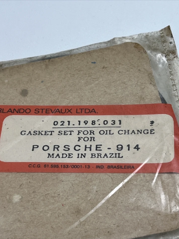 Juego de juntas Porsche 914 para cambio de aceite piezas Stevaux vintage Foto 3 de 4