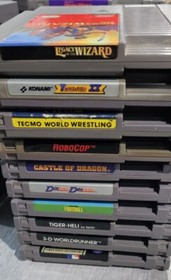 Original NES Nintendo System Console Bundle 75  Games 3 Controllers + zapper 