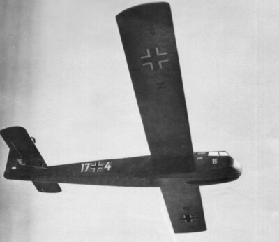 1/6 Scale Blohm und Voss BV-40 Glider Plans, Templates and Instructions 50ws