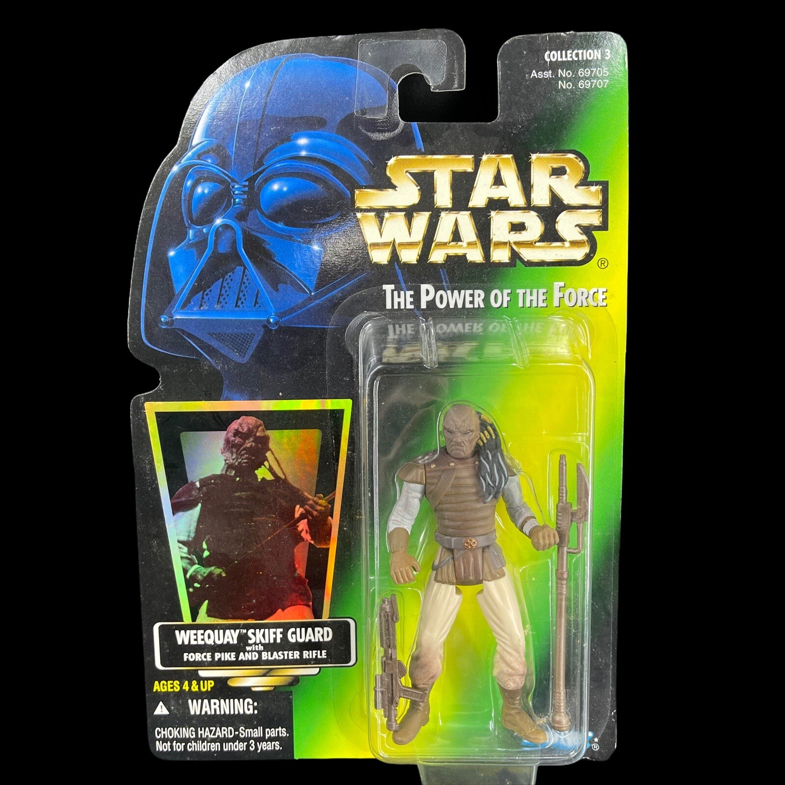 STAR WARS Weequay Skiff Guard Kenner 1996 Hasbro Power of the Force Blast Rifle