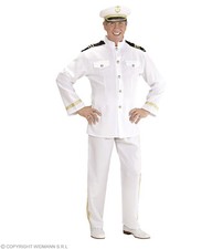 Offizier Kostüm Kapitän Uniform Marine Schiffskapitän Kapitänskostüm