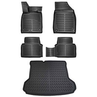 Elmasline Gummimatten & Kofferraumwanne Set FüR Audi Q4 E-Tron Ab 2021 (Standart