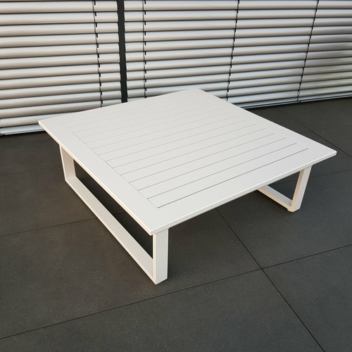 Aluminium ICM Gartenlounge Grenoble weiß Modul Lounge-Set Loungemöbel Outdoor - Bild 10 von 12