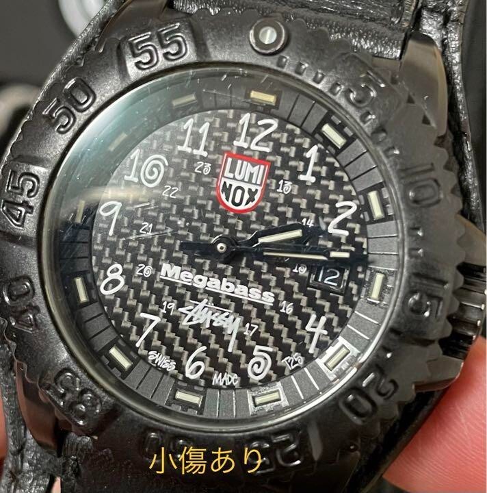Luminox x Stussy x Megabass Wrist Watch *USED* From Japan