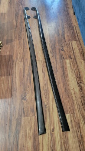 C6 Corvette 05-13 Base Model Hydro Cardon Fiber Side Skirts ABS USA Made - Picture 6 of 6