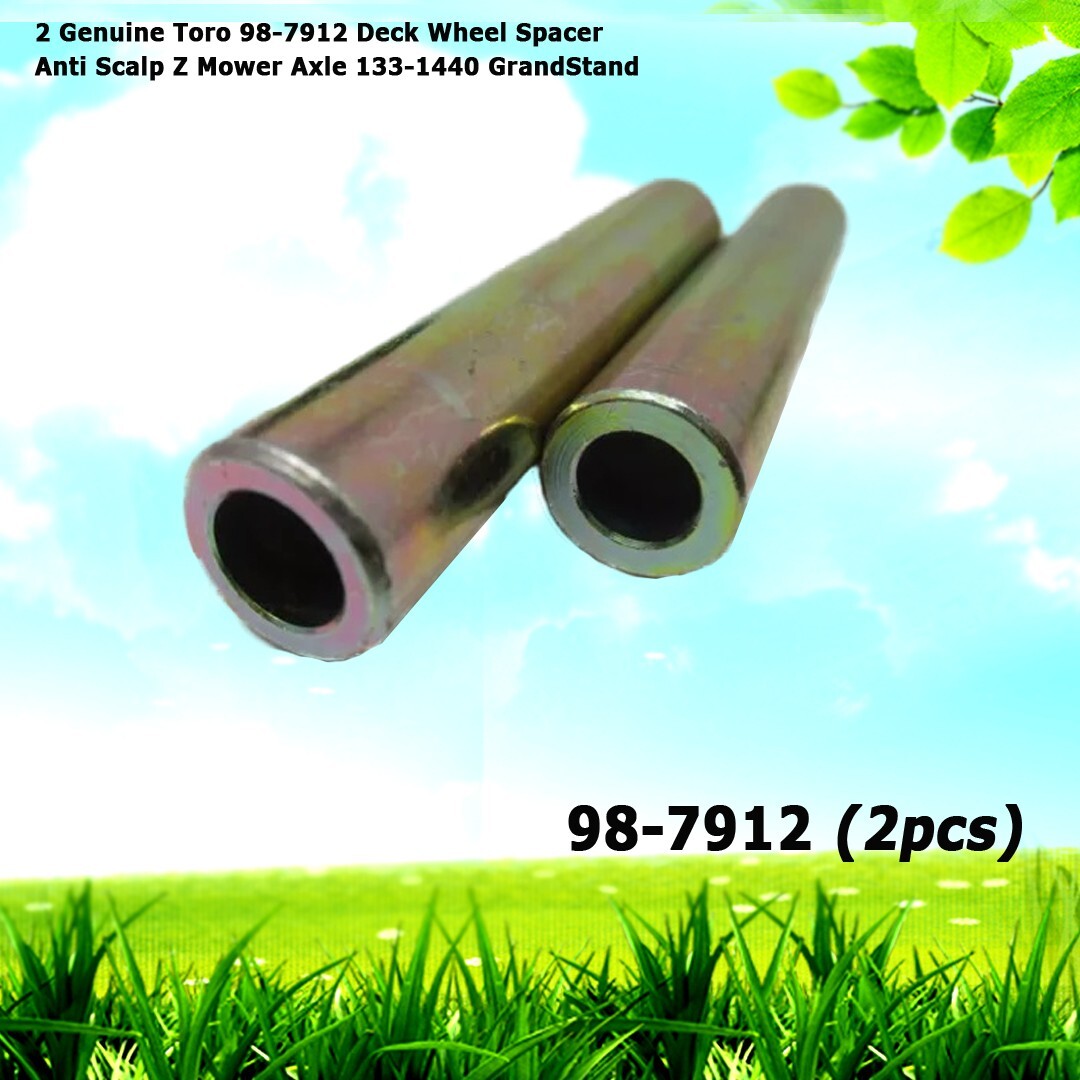 2 Toro 98-7912 Deck Wheel Spacer Anti Scalp Z Mower Axle 133-1440