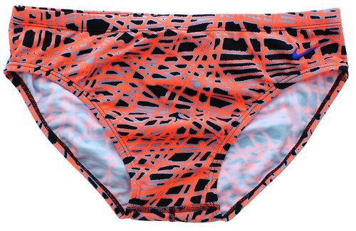 Nike Men's Swim Brief Blaze Performance Poly Swimwear Swimsuit NESS6020 MSRP $46 - Picture 5 of 10
