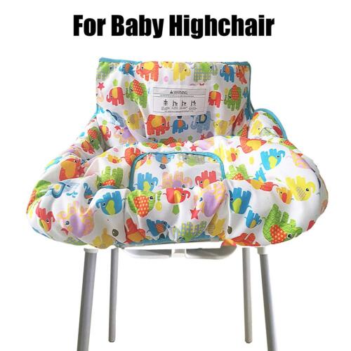 Cubierta gruesa para carrito de compras 2 en 1 bebé cubierta para silla alta supermercado portátil lavable - Imagen 17 de 66