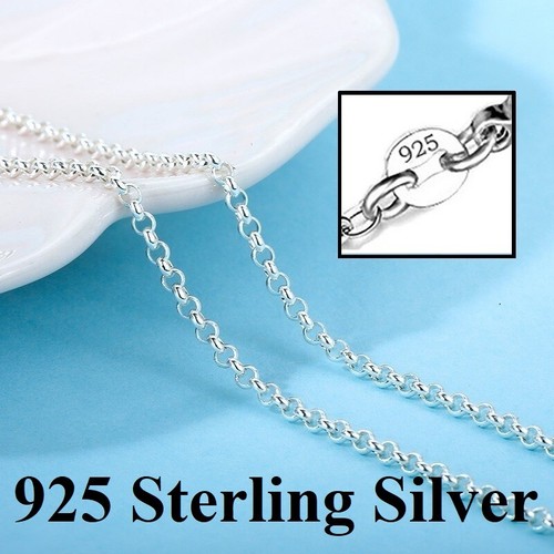 Atlanta Braves Womens Sterling Silver Link Chain Necklace With Pendant D19 - Picture 3 of 5