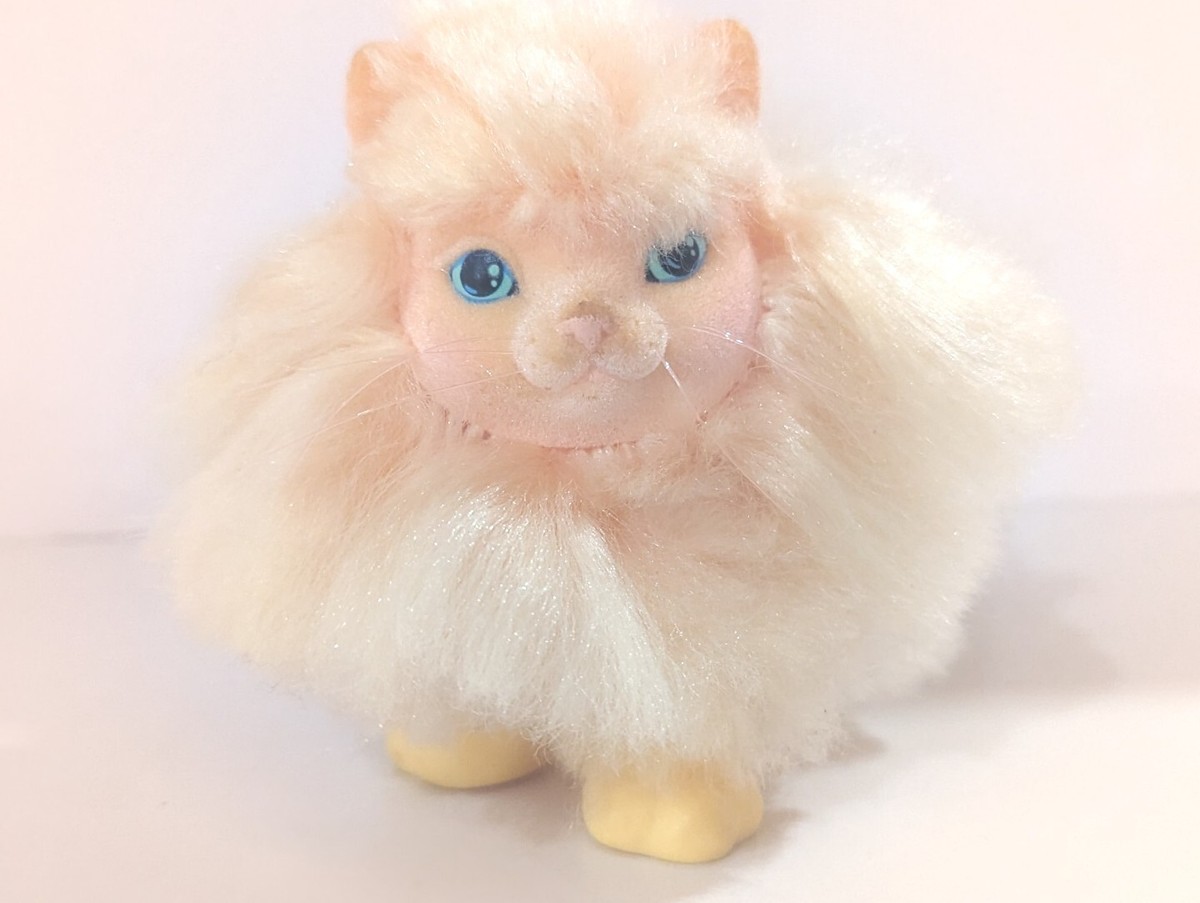 Vintage 1989 Hasbro Sweetie Kitty Furry Toy Blue Eyes Toy Cat | eBay