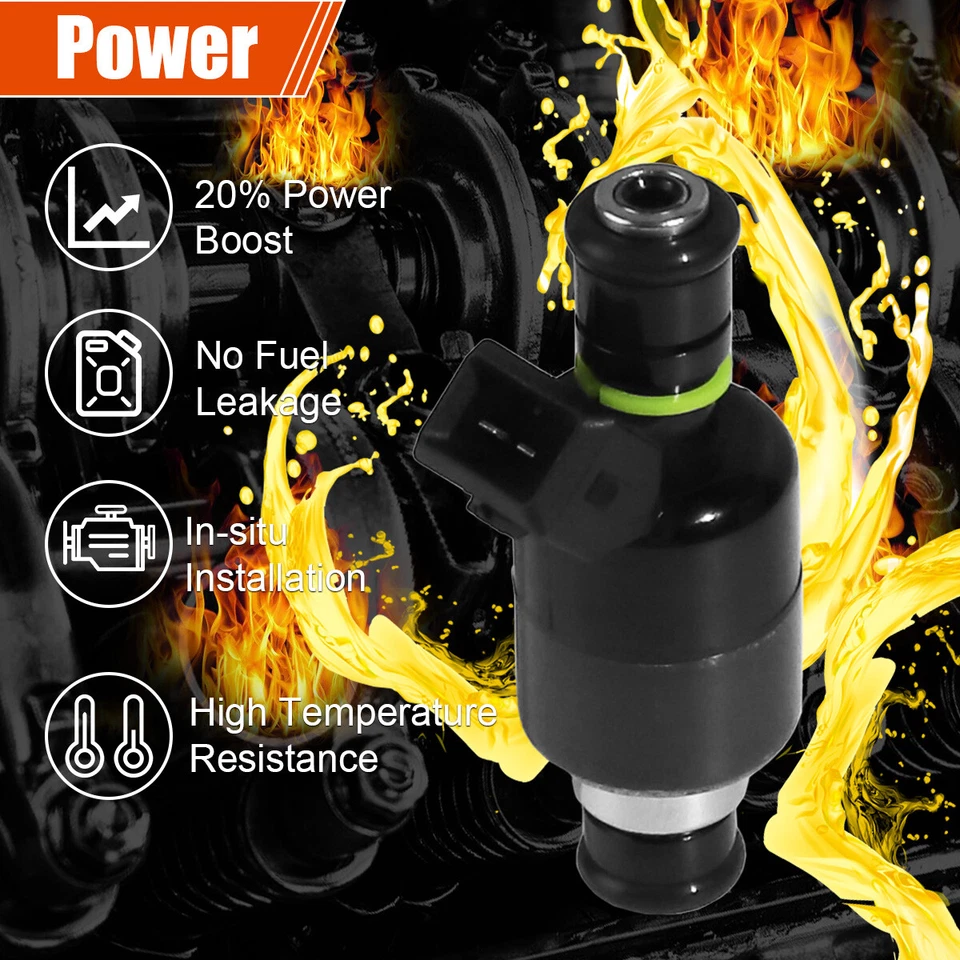 Inyectores de combustible 8 piezas para Chevrolet Corvette Camaro 1994-1997 5,7 L 17121068 FJ164 Foto 4 de 4