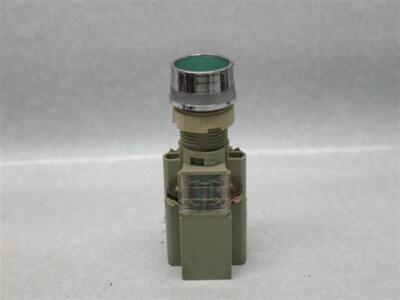 Real Tend Electric Green Push Button Switch 200-220V 5V Lamp 6.3V 1W