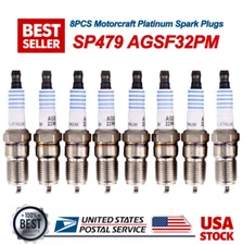 8PCS Motorcraft Platinum Spark Plugs SP479 For 1997-03 FORD F-150 V8 4.6L / 5.4L