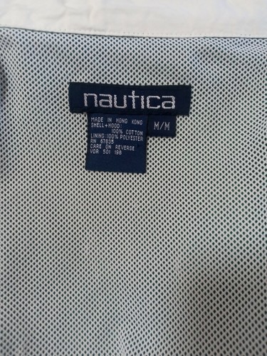 Chaqueta de Colección Nautica Verde Cremallera Completa Para Hombre Mediana Con Hoo RN 67835 - Imagen 5 de 8