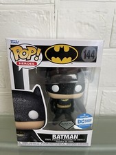 Funko Pop! #144 Batman Diamond Glitter Fandome DC Shop Exclusive NEW