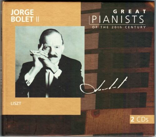 Jorge BOLET 2 GREAT PIANISTS OF THE 20TH CENTURY 2CD Liszt Verdi Bellini Mozart - Bild 1 von 1