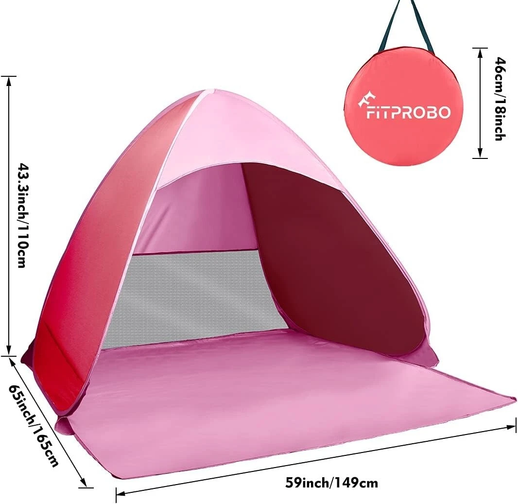 Pop Up Beach Tent Camping Garden Shade Sun Shelter Protection In