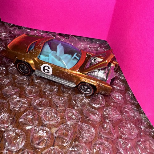 Hot Wheels Redline 1971 Sugar Caddy Orange Spoilers Hong Kong NM HTF Color - Bild 5 von 11