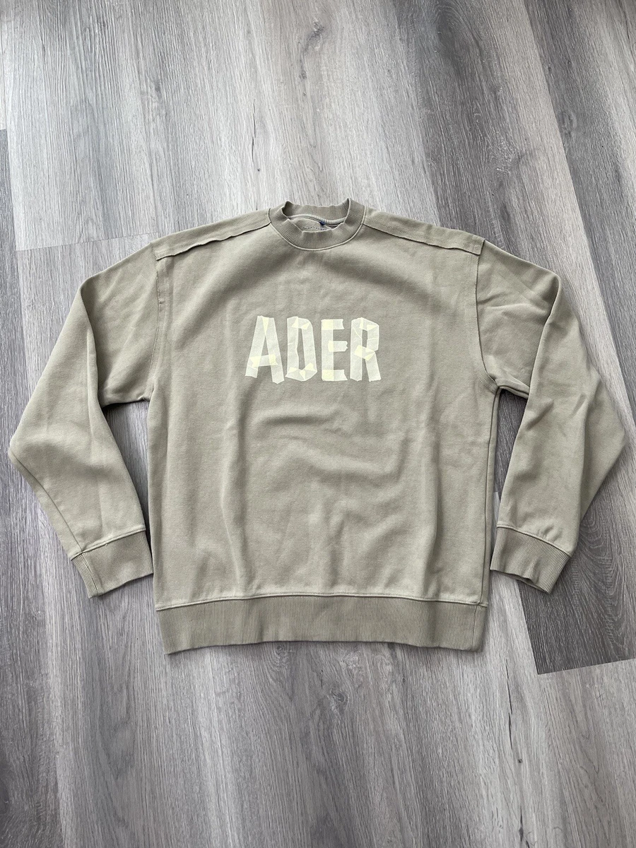 Ader Error Sweatshirt Size A1 (US S EU 46) Mask Tape Beige | eBay