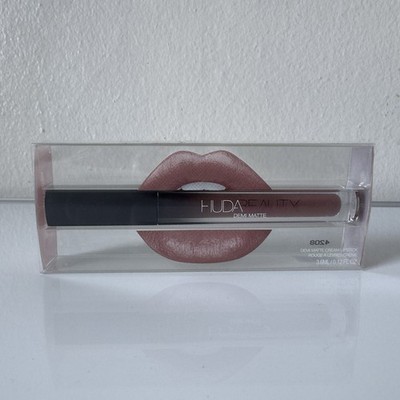 Huda Beauty Demi Matte Cream Lipstick revolutionnair New In Box Sealed Full Size