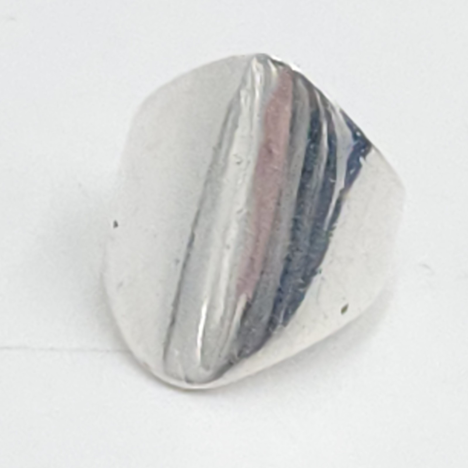 Heavy Chunky Solid Sterling Silver Ring Band - 92… - image 1