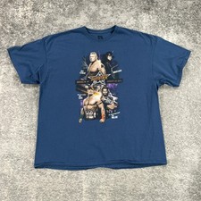 WWE SummerSlam Shirt Mens 3XL Blue Brooklyn NY 2015 Wrestling Brock Lesnar Cena
