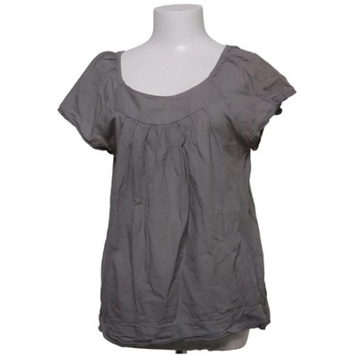 I Say, Top, Größe: L, model: kiara oilwash top, Grau, Baumwolle, Einfarbig #ln8