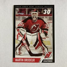 2003-2004 New Jersey Devils Verizon Trading Cards