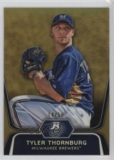2012 Bowman Platinum Prospects Gold Refractor 14/50 Tyler Thornburg #BPP67 2r7