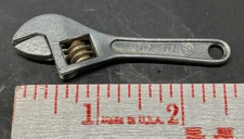 Miniature Cresent Style Adjustable Tiny Wrench Made in Hong Kong Keychain Pocket