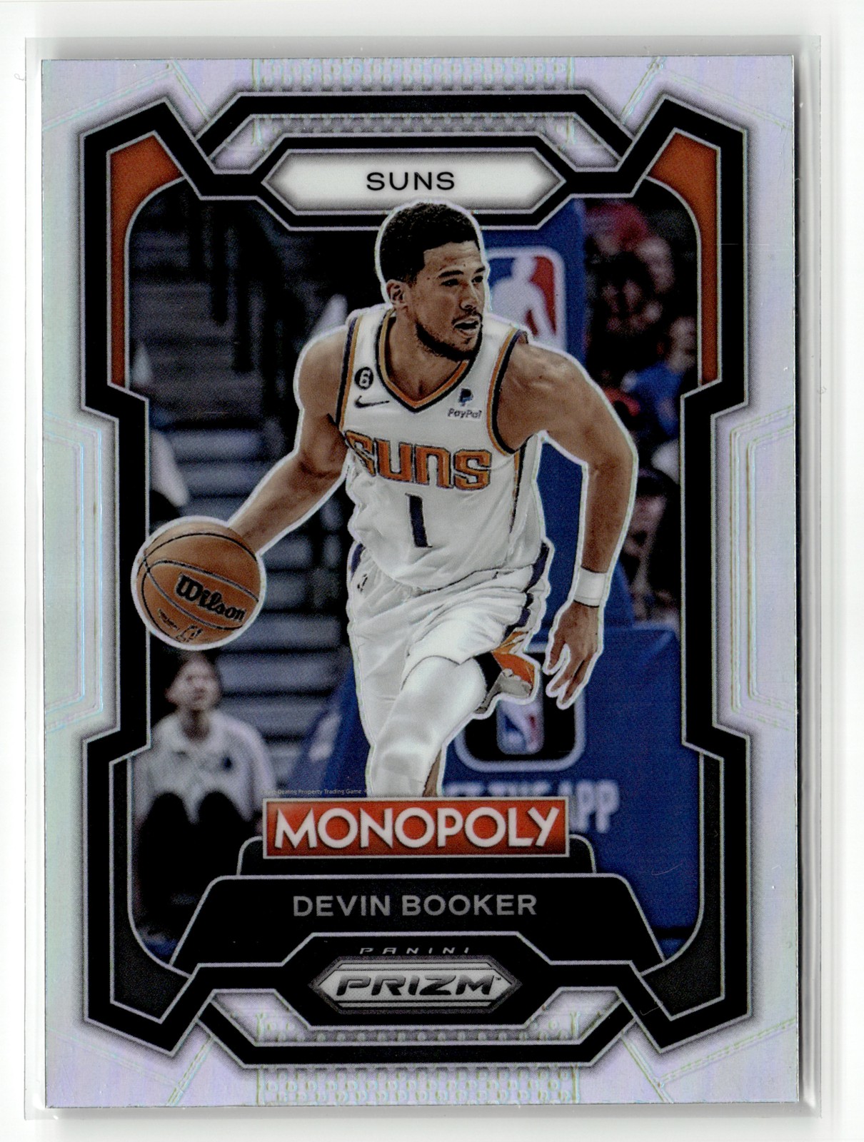 2023-24 Panini Prizm Monopoly #72 Devin Booker Silver
