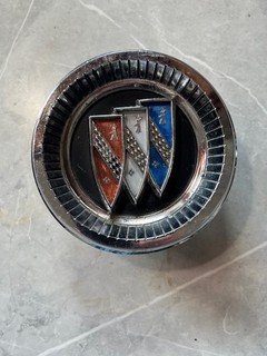 1965 Buick Skylark Tail Panel Trishield Center Emblem taillight GM 4488538 OEM