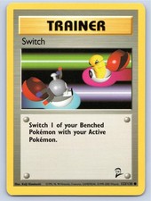 2000 POKEMON BASE SET 2 SWITCH 123/130 C NM A104688 FREE S&H