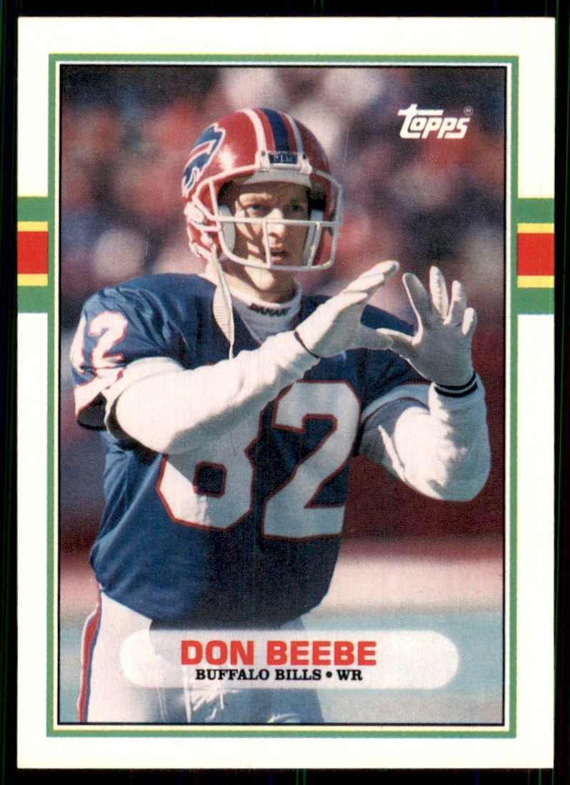 1989 Topps Traded Don Beebe Rookie Buffalo Bills #59T