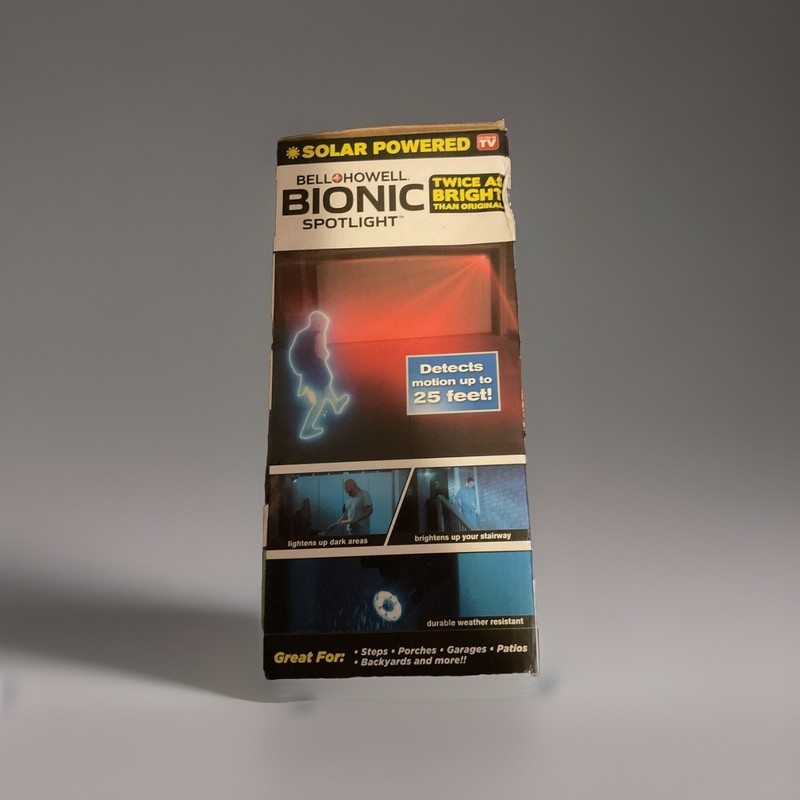 Bell Howell Solar Powered Bionic Spotlight New In Box