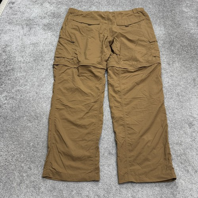 #ad #ad Columbia Omni Shade Convertible Pants To Shorts Mens 44x34 Brown Outdoor Hiking $19.41