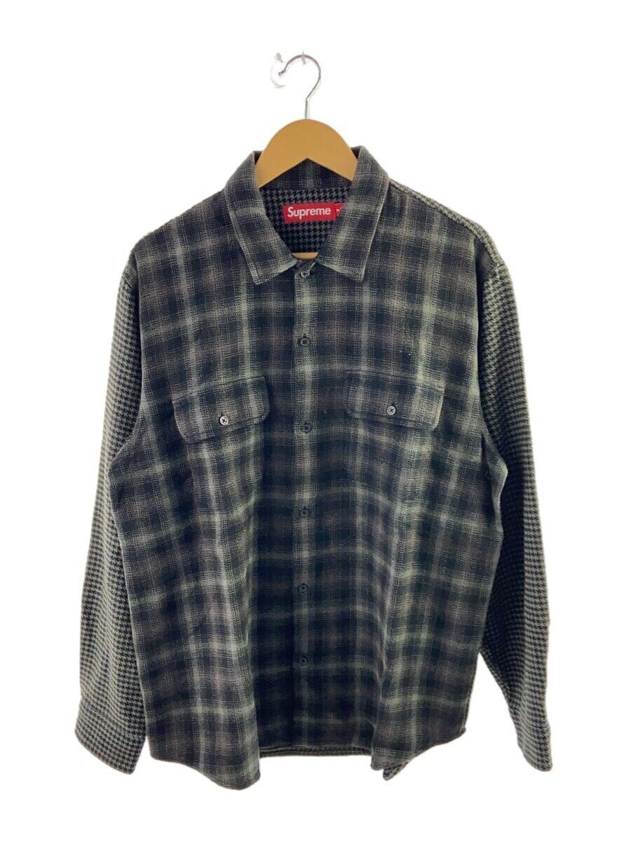 Supreme 23AW Houndstooth Plaid Flannel Shirt M Cotton GRY Check | eBay Supreme 23AW Houndstooth Plaid Flannel Shirt M Cotton GRY Check | eBay