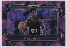2023 Panini Prizm Draft Picks Purple Ice Variations 12/149 Sidy Cissoko #40 1nu2