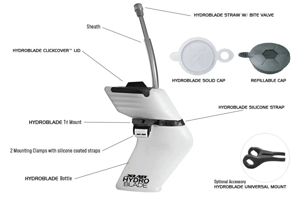 Hydroblade Tri Vertical Front Hydration System - Black - Image 4 of 4