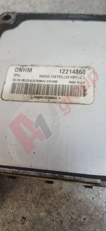 VAUXHALL ASTRA 1.6 Z16SE HSFI 2.1 ENGINE ECU DNHM 12214860 1998-2005 DNHM - Image 2 of 4