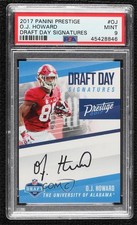2017 Panini Prestige Draft Day Signatures OJ Howard #DDS-OJ PSA 9 MINT Auto n0c