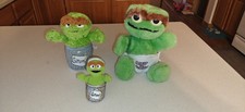 Gund Playskool Sesame Street Oscar the Grouch 5" - 12" Plush lot