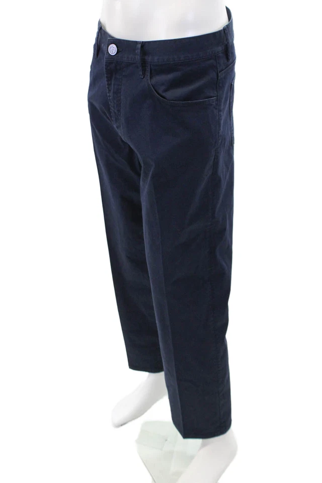 Camisa de vestir blanca Armani Collezioni para hombre con cuello de algodón con botones talla 44 Foto 2 de 4